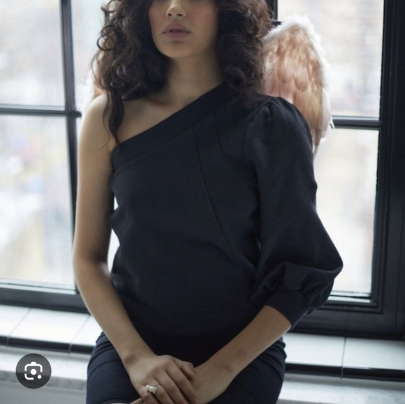 Selkie one sleeve sweater sweatshirt - Picture 2 of 9